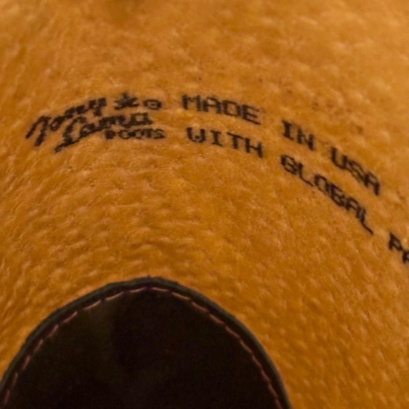 Tony Lama Men's Segar Black Stallion Leather Western Cowboy Boots Sz 6.5 EEEE - Picture 8 of 11